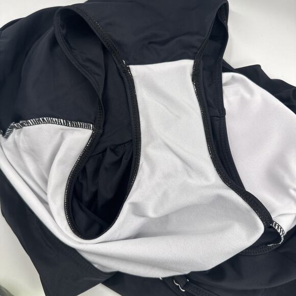 Edel Qual size-Medium High Waist Tankini Women Two Piece Swimsuit Black *READ... - Picture 14 of 14